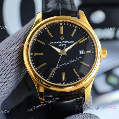 Swiss Quality Vacheron Constantin Patrimony Citizen Movement Black Dial